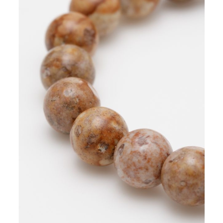 【岩座】姫川薬石ブレスレット/白 8mm | アミナコレクション  | 詳細画像2 