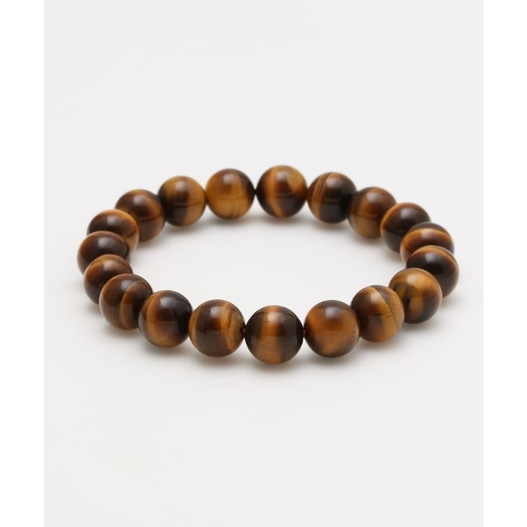 ブラウン | 【岩座】タイガーアイ １０ｍｍブレスレット | アミナコレクション 