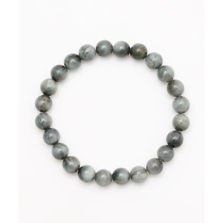 【岩座】ホワイトタイガーアイ ８ｍｍブレスレット | アミナコレクション  | 詳細画像1 