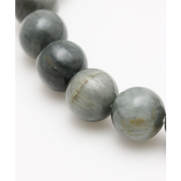 【岩座】ホワイトタイガーアイ ８ｍｍブレスレット | アミナコレクション  | 詳細画像2 