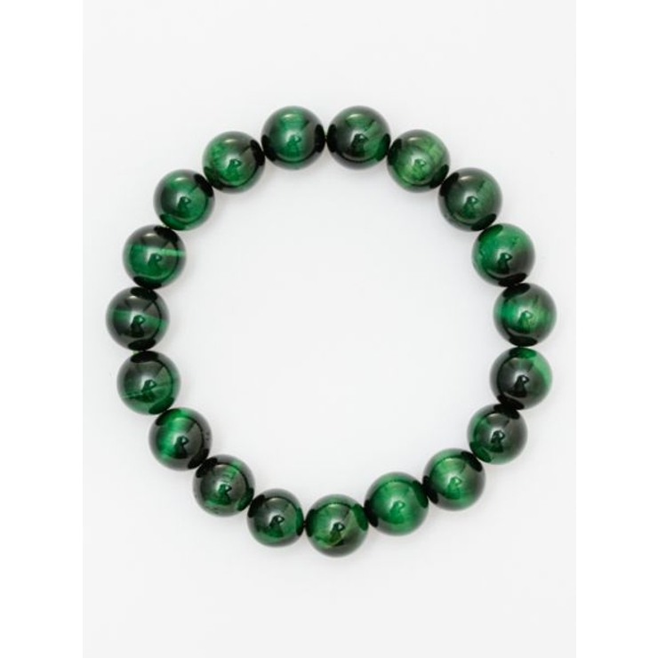 ストーン | 【岩座】グリーンタイガーアイ １０ｍｍブレスレット | アミナコレクション 