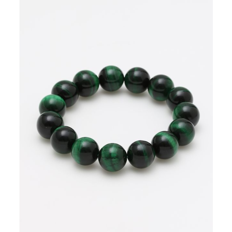 グリーン | 【岩座】グリーンタイガーアイ １４ｍｍブレスレット | アミナコレクション 