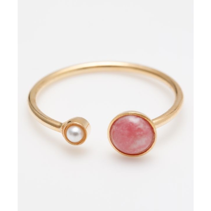 ピンク | 【岩座】輝煌真珠リング | アミナコレクション 