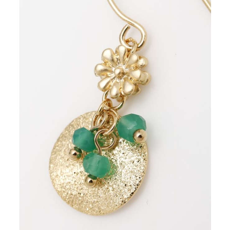 【岩座】千寿菊ピアス | アミナコレクション  | 詳細画像1 