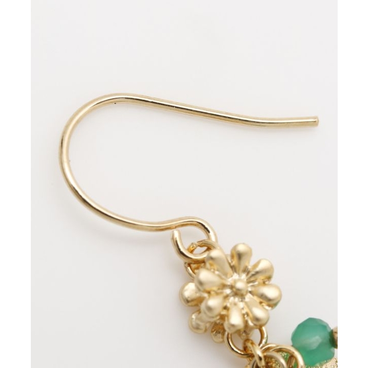 【岩座】千寿菊ピアス | アミナコレクション  | 詳細画像2 