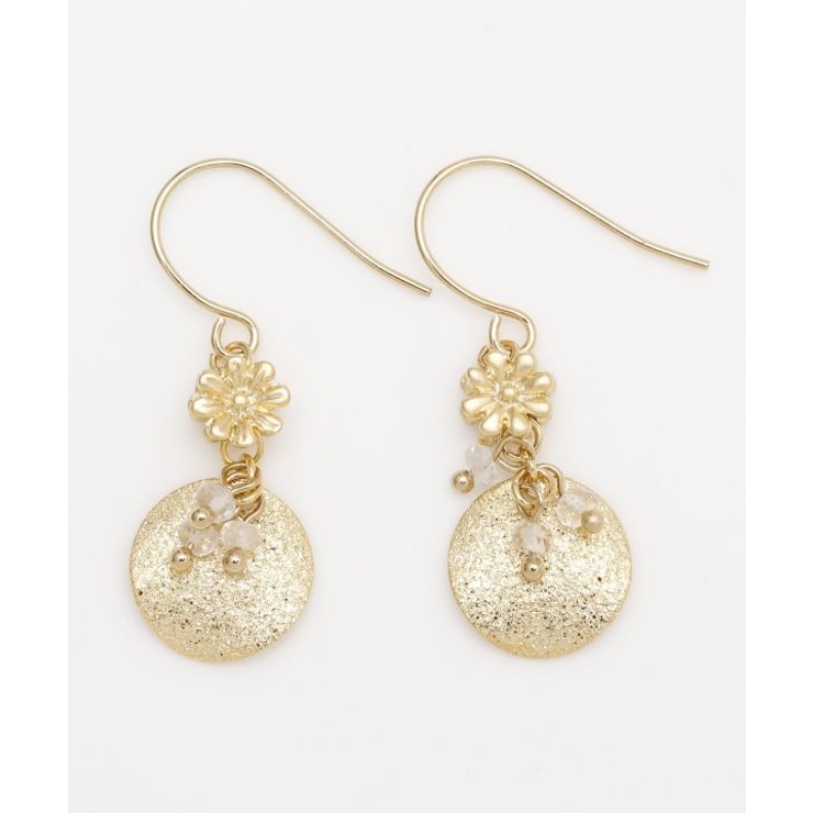 クリア | 【岩座】千寿菊ピアス | アミナコレクション 