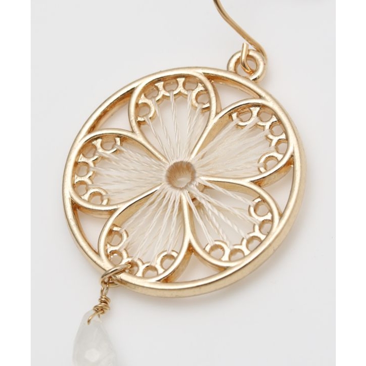 【岩座】大輪花ピアス | アミナコレクション  | 詳細画像4 