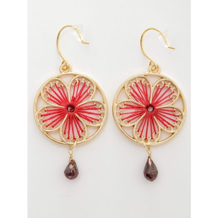 その他2 | 【岩座】大輪花ピアス | アミナコレクション 