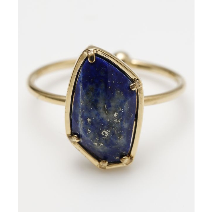 ダークブルー | 【岩座】留め石リング | アミナコレクション 