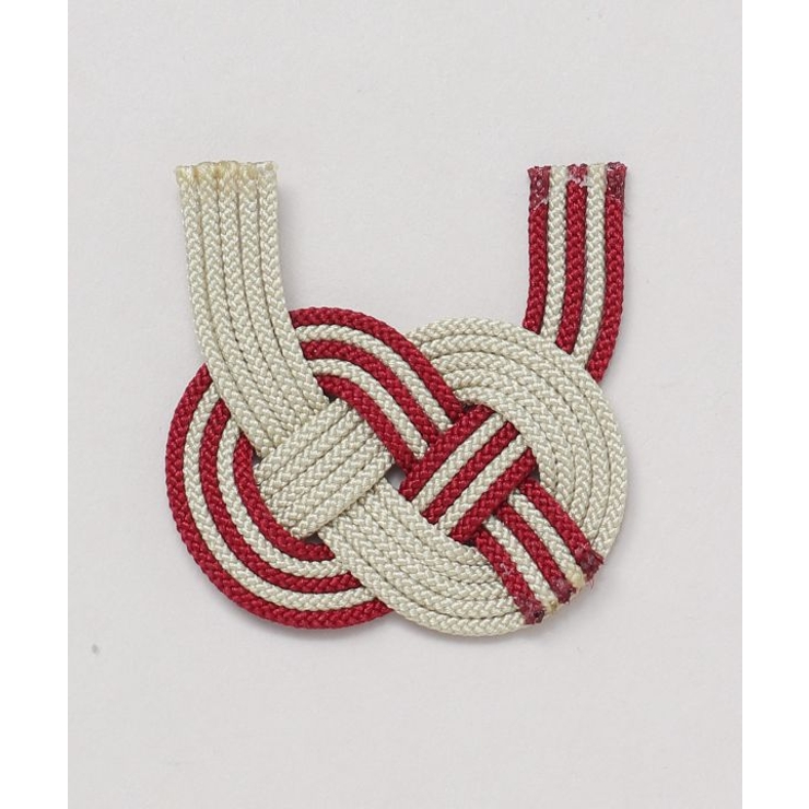 エンジ | 【岩座】組紐あわじ結び箸置き | アミナコレクション 