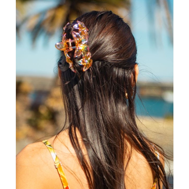 【カヒコ】オーロラプルメリアヘアクリップ | アミナコレクション  | 詳細画像2 
