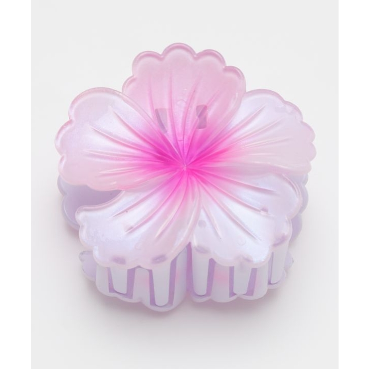 パープル | 【カヒコ】ハイビスカスリノヘアクリップ | アミナコレクション 