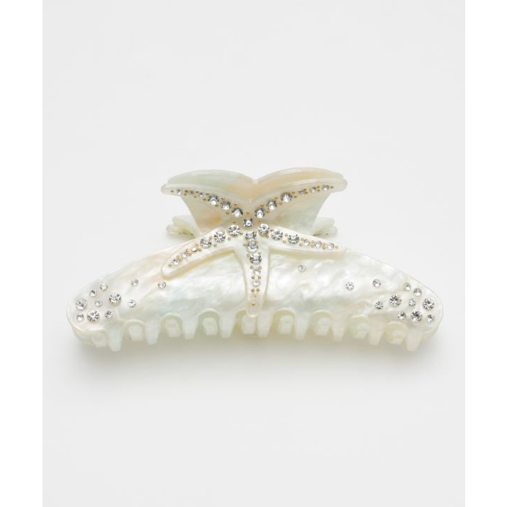 ホワイト | 【カヒコ】スタフィビジュヘアクリップ | アミナコレクション 