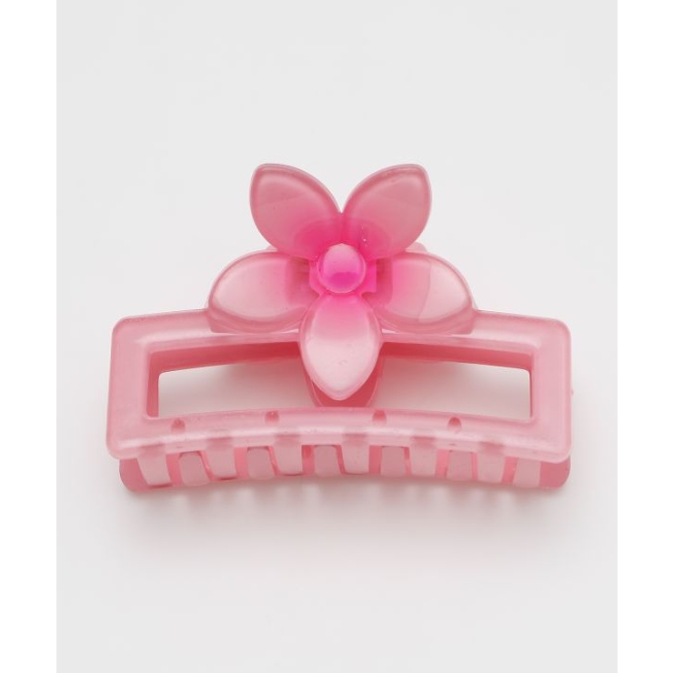 ピンク | 【カヒコ】プルメスクエアヘアクリップ | アミナコレクション 