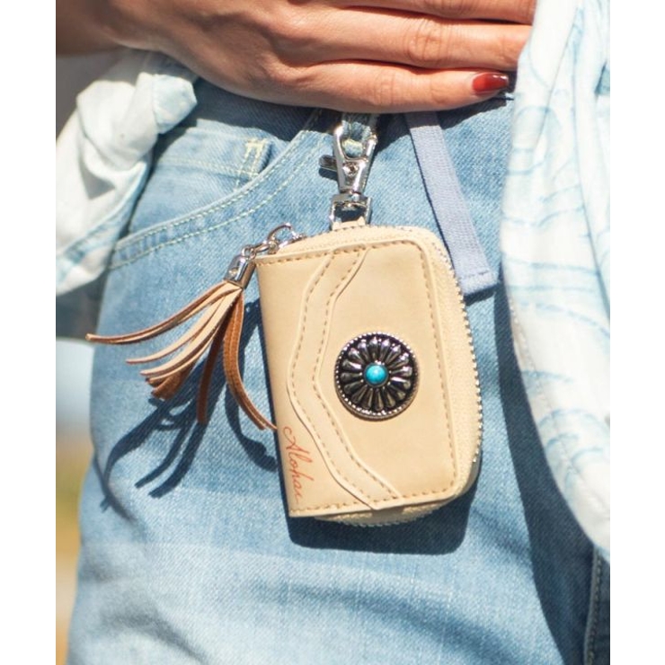 ベージュ | 【カヒコ】リアスマートキーケース | アミナコレクション 