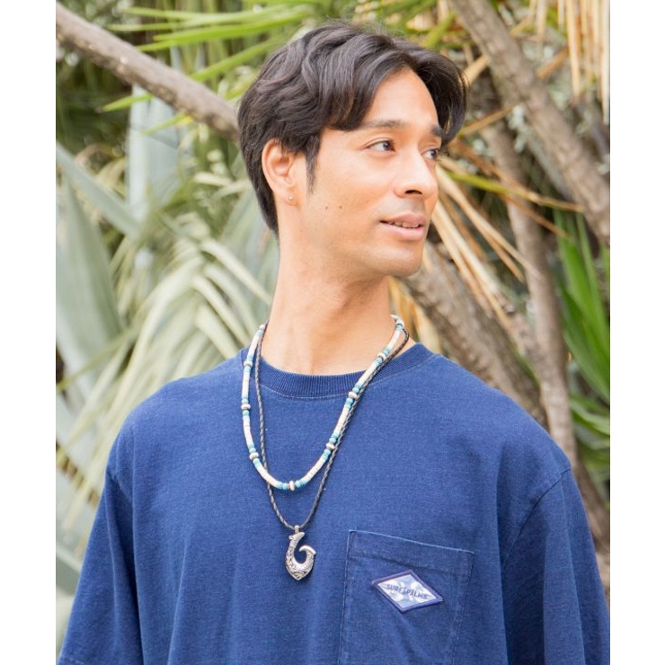 【カヒコ】フィッシュフックレオメンズネックレス | アミナコレクション  | 詳細画像1 
