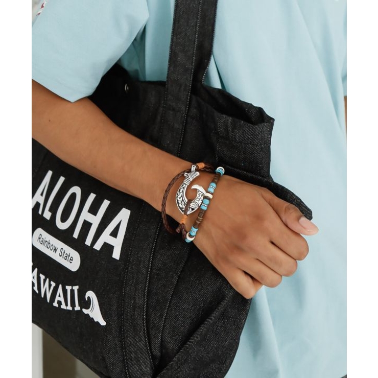 【カヒコ】フィッシュフックレオメンズブレスレット | アミナコレクション  | 詳細画像1 