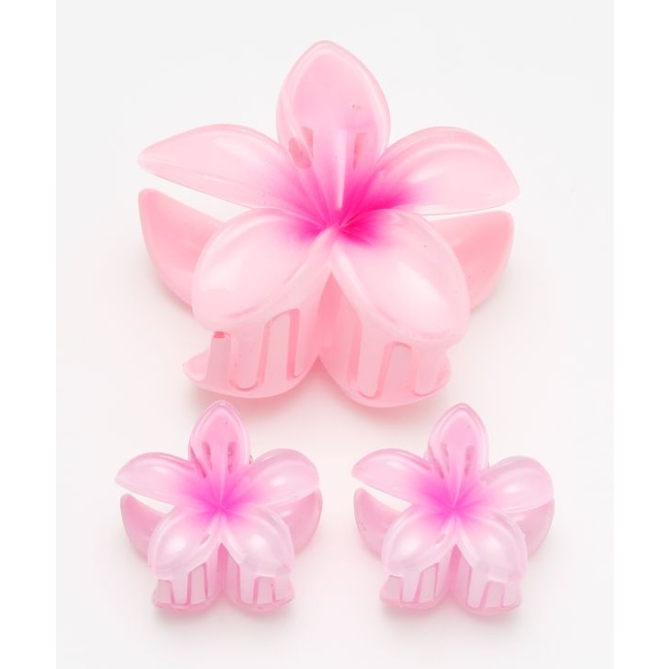 ピンク | 【カヒコ】プルメモエヘアクリップセット | アミナコレクション 