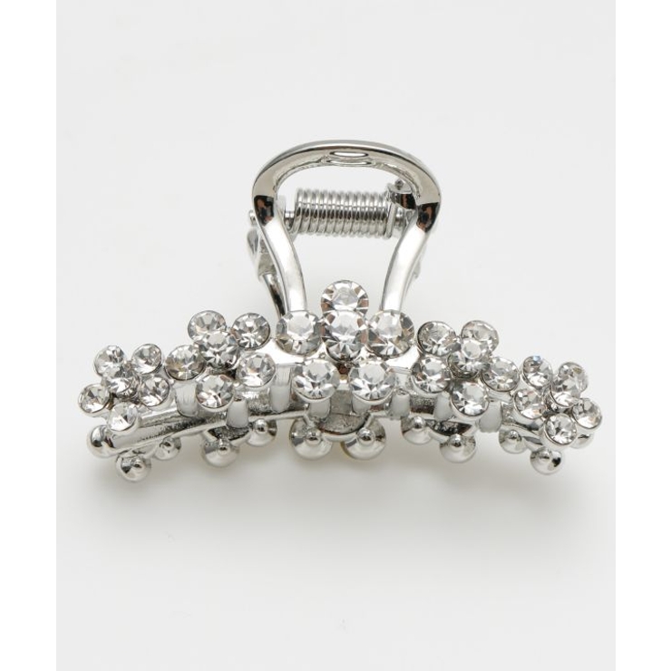 シルバー | 【カヒコ】ビジュプルメヘアクリップ | アミナコレクション 