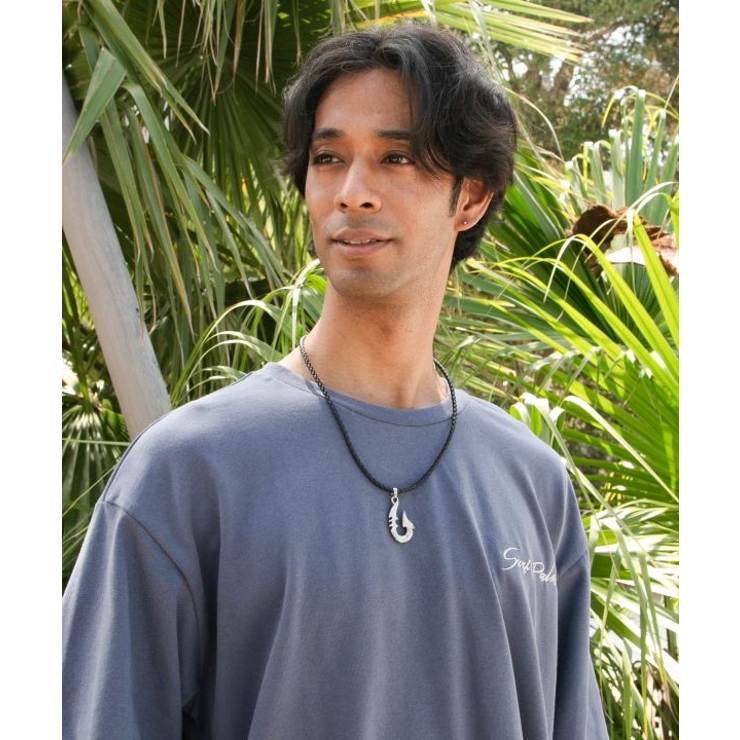 【カヒコ】メンズクロスフィッシュフックネックレス | アミナコレクション  | 詳細画像2 