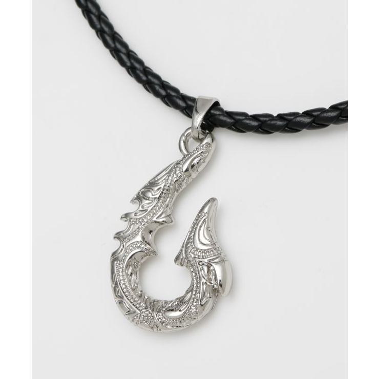 【カヒコ】メンズクロスフィッシュフックネックレス | アミナコレクション  | 詳細画像4 