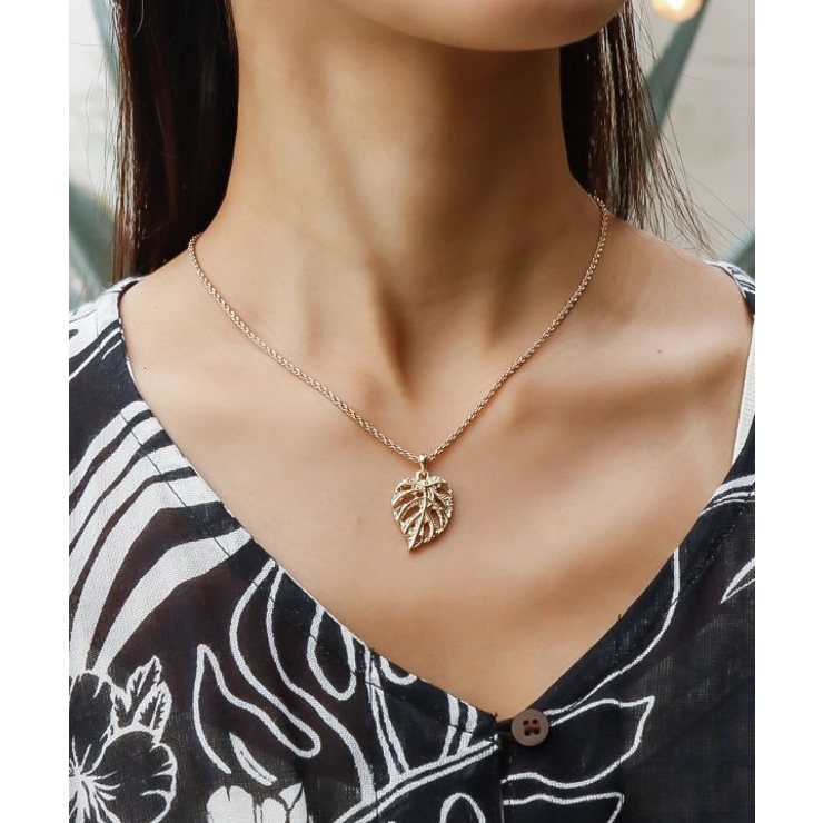 【カヒコ】ノアモンステラネックレス | アミナコレクション  | 詳細画像2 