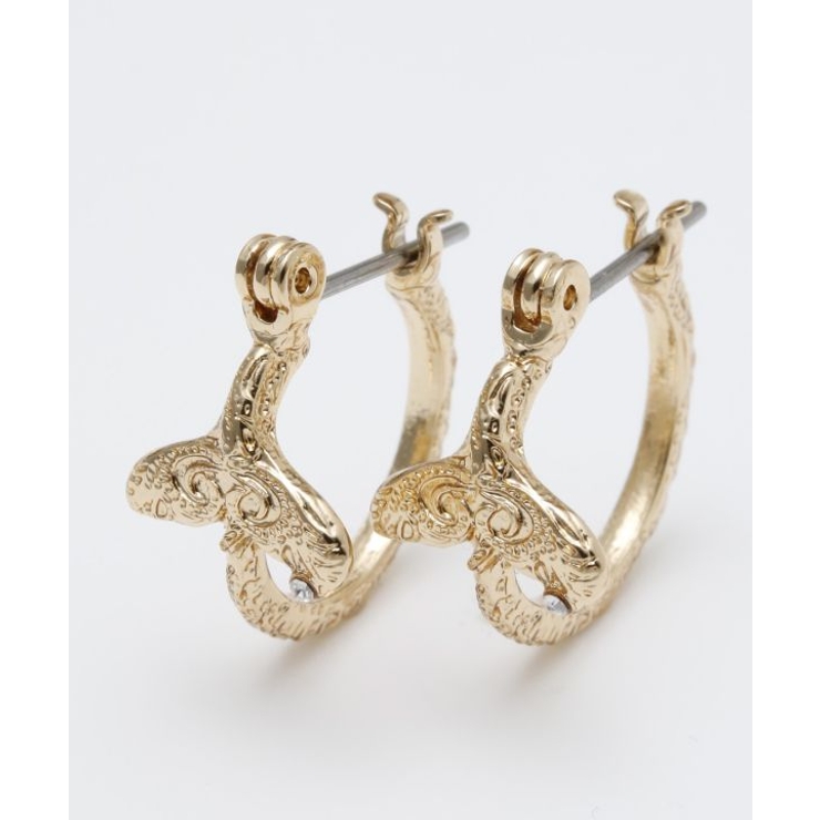 ゴールド | 【カヒコ】ホエールフープピアス | アミナコレクション 