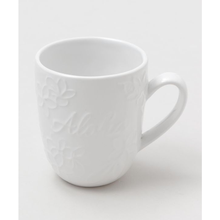 ホワイト | 【カヒコ】【食器】プルメリアマグ | アミナコレクション 