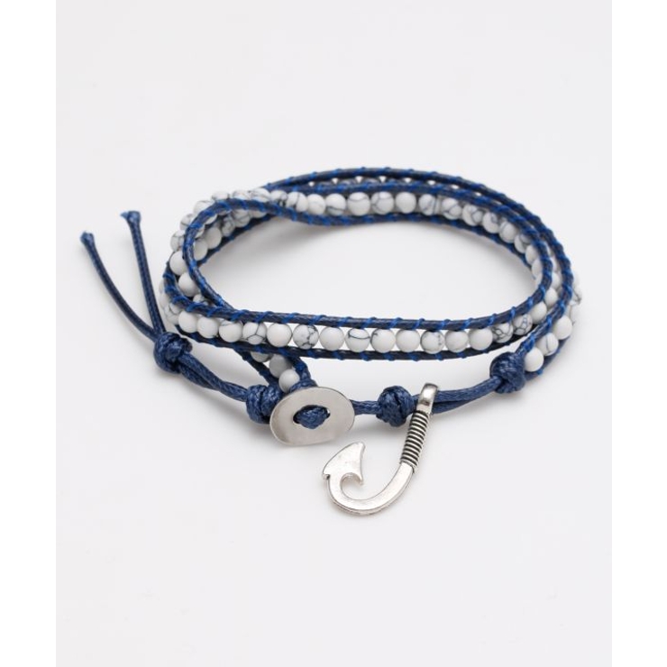 【カヒコ】フィッシュフックMEN'S巻きブレスレット | アミナコレクション | 詳細画像1 