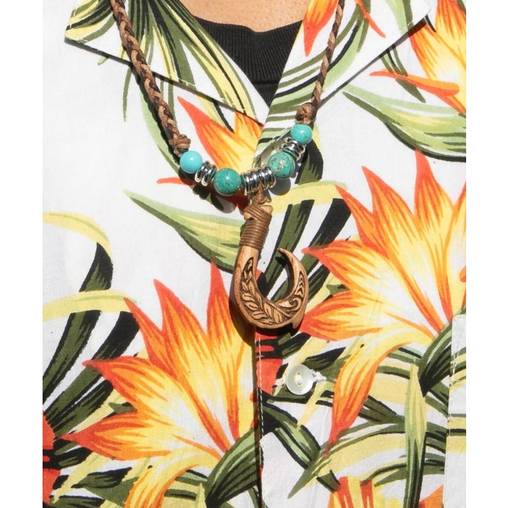 【カヒコ】メンズウッドマイレフックネックレス | アミナコレクション  | 詳細画像2 