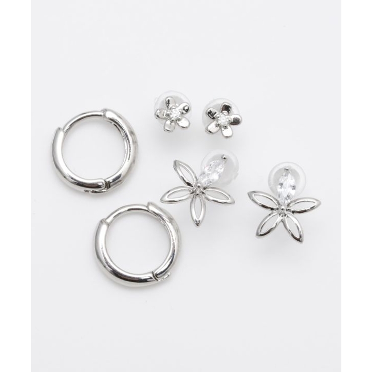 シルバー | 【カヒコ】プアナＳＥＴピアス | アミナコレクション 