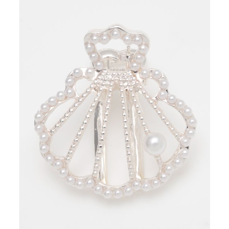 シルバー | 【カヒコ】ミニシェルヘアクリップ | アミナコレクション 