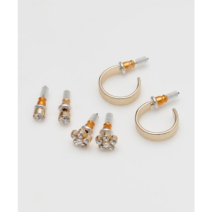 ゴールド | 【カヒコ】ルアナセットピアス | アミナコレクション 
