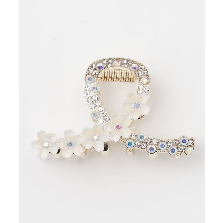 ホワイト | 【カヒコ】プルメレイヘアクリップ | アミナコレクション 