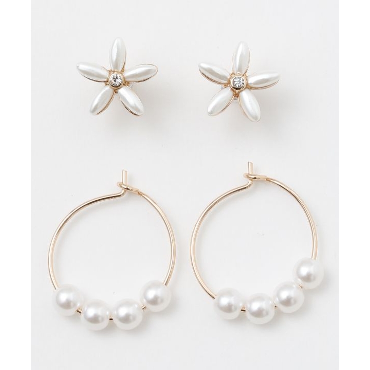 ゴールド | 【カヒコ】ヘアナメリアセットピアス | アミナコレクション 