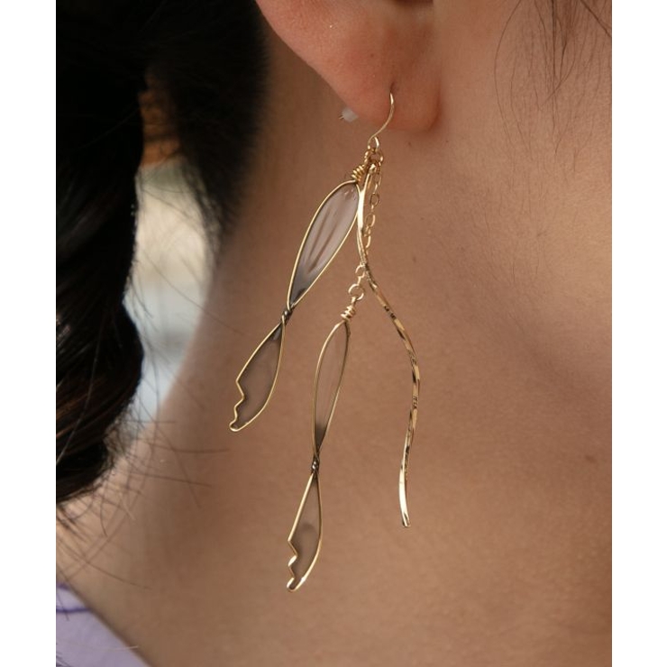 【カヤ】遊々金魚ピアス | アミナコレクション  | 詳細画像2 