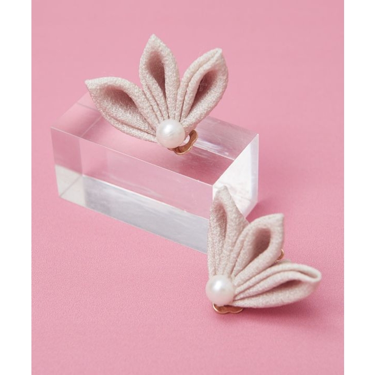 【カヤ】花平つまみイヤリング | アミナコレクション  | 詳細画像3 