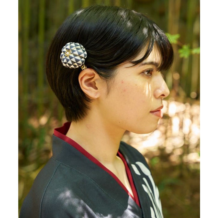 【カヤ】鱗ふくれヘアクリップ | アミナコレクション  | 詳細画像1 