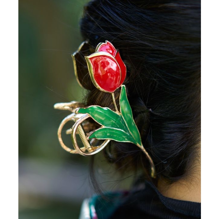 【カヤ】チューリップ咲きヘアクリップ | アミナコレクション  | 詳細画像4 