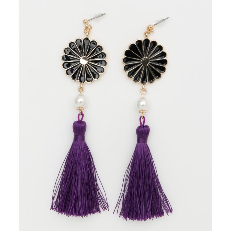 【カヤ】菊花ピアス | アミナコレクション  | 詳細画像2 