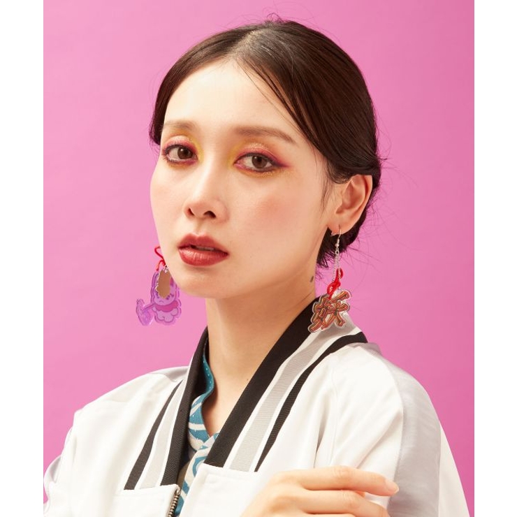 【カヤ】アクリルピアス《中村杏子×倭物やカヤ》 | アミナコレクション  | 詳細画像5 