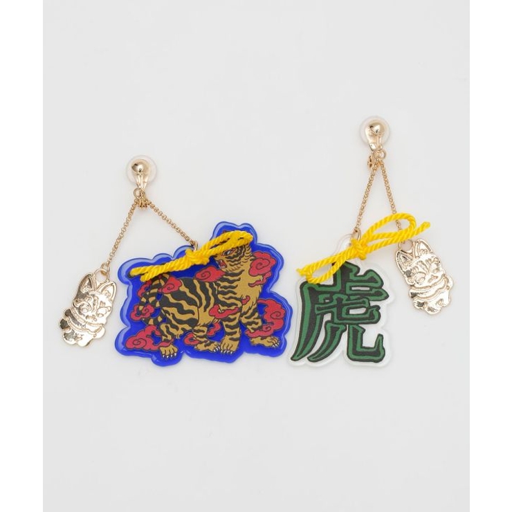 【カヤ】アクリルイヤリング《中村杏子×倭物やカヤ》 | アミナコレクション  | 詳細画像1 