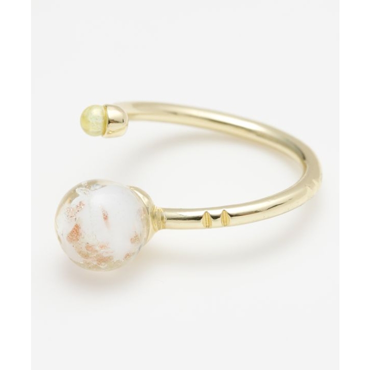 ホワイト | 【カヤ】ほたる光リング | アミナコレクション 