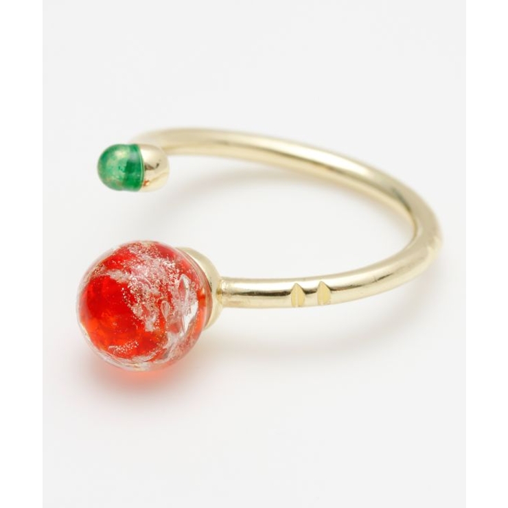 レッド | 【カヤ】ほたる光リング | アミナコレクション 