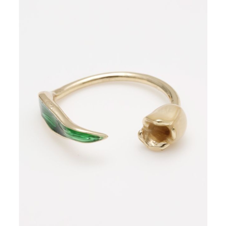 アイボリー | 【カヤ】チューリップ咲きリング | アミナコレクション 