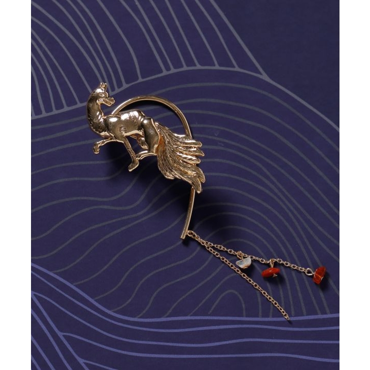 【カヤ】躍起動物イヤーフック | アミナコレクション  | 詳細画像2 