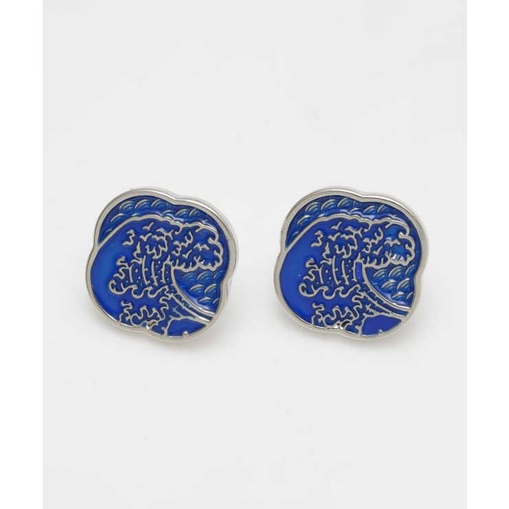 ブルー | 【カヤ】浮世色ピアス | アミナコレクション 