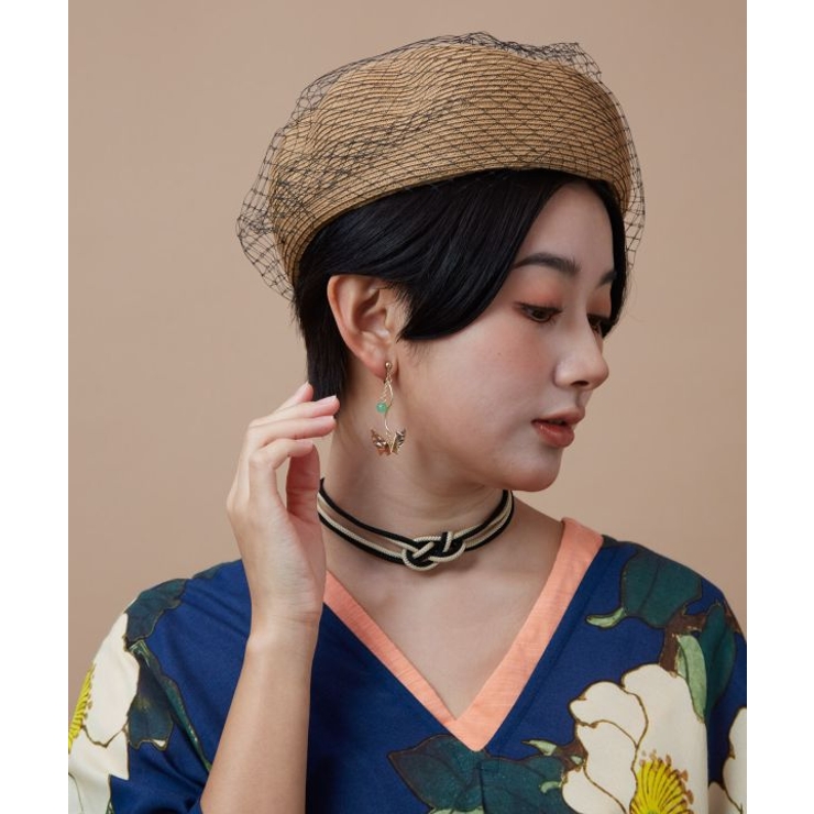 【カヤ】折り鶴 透け色イヤリング | アミナコレクション  | 詳細画像1 