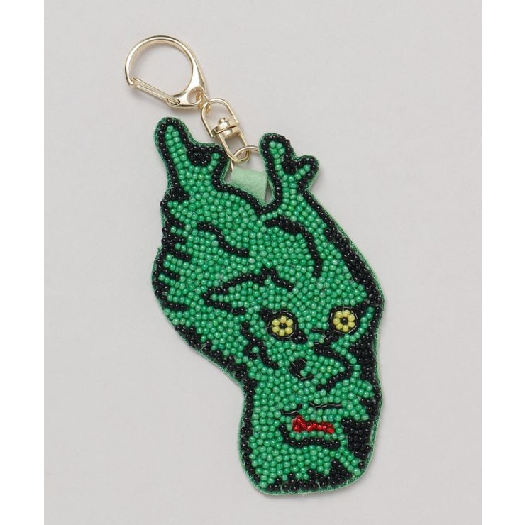 グリーン | 【カヤ】晴れ動物キーホルダー | アミナコレクション 