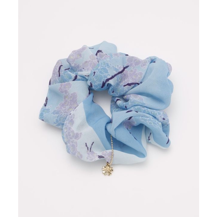 ライトブルー | 【カヤ】春錦シュシュヘアゴム | アミナコレクション 